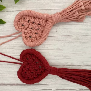 Accessoire cœur macramé - Product Image 1