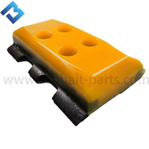 Zapatas de pista de poliuretano para fresadora W2000 Certificado ISO9001 Nueva condición Sistema de tren de rodaje amarillo Parte 150821 - Product Image 3