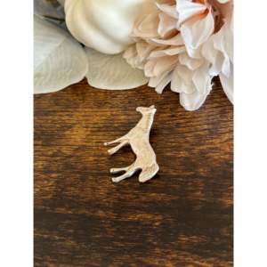Sterling <b>Silver</b> Navajo Horse <b>Brooch</b> Pin - Product Image 2