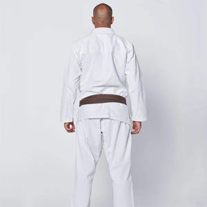 Uniforme de Jiu Jitsu Blanco, Traje de Entrenamiento de Artes Marciales de Algodón Grueso, Conjuntos Elásticos para Adultos Unisex - Product Image 5