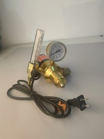 Débitmètre de CO2 220V avec régulateur et chauffage pour soudeurs
