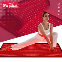 Tapis de luminothérapie rouge personnalisé avec logo, certifié UE, grand matelas de luminothérapie rouge, tapis de luminothérapie rouge, lit, fabrication en Chine