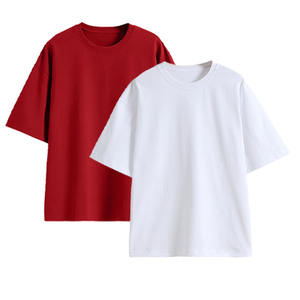 Microfibra 100% algodón de alta calidad de talla grande para hombre, camisetas con logotipo personalizado - Product Image 4