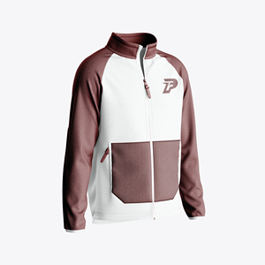 Veste polaire légère de haute qualité pour hommes logo personnalisé vêtements de sport chauds avec fermeture éclair, veste d'entraînement extérieure respirante - Product Image 2