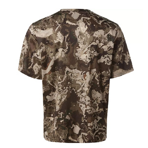 T-shirts de pêche imperméables et respirants en gros, résistants à la décoloration et au rétrécissement, uniforme tactique unisexe en tissu extensible lavé - Product Image 2