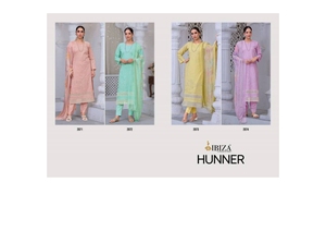 Vente en gros en vrac Ibiza Lin Khaddi Coton Imprimé Salwar Costumes Dames Vêtements Ethniques Catalogue de Vêtements Pas Cher Prix d'Exportation - Product Image 2