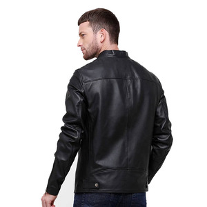 Chaqueta de invierno de piel de oveja para hombre de diseño profesional al por mayor con logotipo personalizado chaqueta transpirable de estilo popular para hombre - Product Image 3