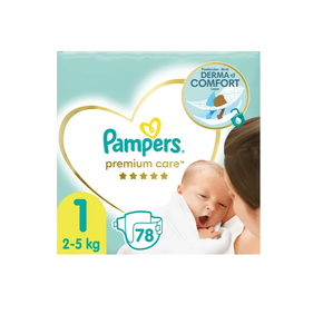 PAMPERS Premium Care Newborn Size 1 (78 Pcs) - <b>Disposable</b> <b>Nappies</b> - Product Image 6