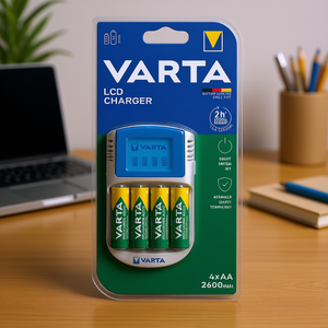 Chargeur LCD argenté 4xAA et alimentations par piles 057070201451 - Product Image 3