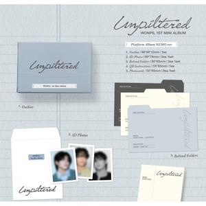 DAY6 WONPIL - มินิอัลบั้มชุดที่ 1: Unfiltered (เวอร์ชั่นแพลตฟอร์ม) (เนโม) - Product Image 1