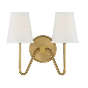 Amazons Hot Sale New Modern Luxury Metal Brass Crystal Glass <b>Wall</b> Scone Indoor <b>Lighting</b> Led <b>Wall</b> Lamps for Hotel Home Decoration - Product Image 3