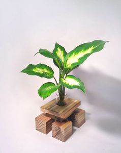 กระถางดอกไม้ไม้บอนไซแบบตั้งพื้นสำหรับสวนในบ้านกระถางต้นไม้ทำจากไม้ - Product Image 5