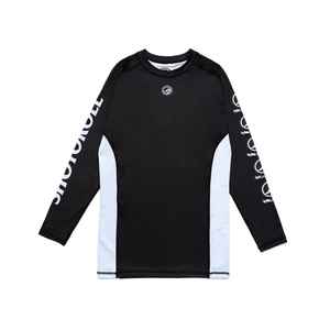 Camisa de compresión de manga larga transpirable Jiu Jitsu Rashguard para BJJ MMA Grappling con diseño y logotipo personalizados - Product Image 1