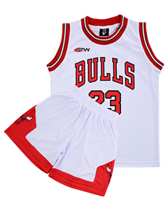 Uniforme de basket-ball Club Couleurs Ensemble assorti Tissu en polyester à séchage rapide Short personnalisable Logo de l'équipe avec cordon de serrage à la taille - Product Image 1