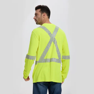 Prix de gros FR Chemise industrielle résistante au feu pour les équipes de construction Vêtements de travail de soudage haute visibilité - Product Image 6