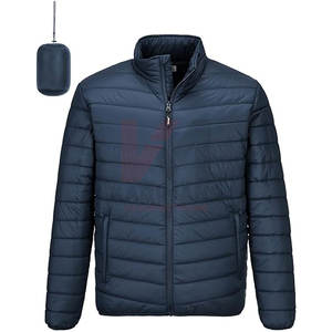 Proveedor a granel Chaquetas acolchadas con aislamiento ligero para hombre Abrigo de senderismo de esquí de invierno Colores y diseños OEM Bordado de pantalla de hojaldre - Product Image 1