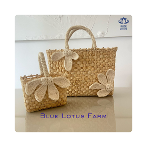 Bolso de mano de moda de jacinto de agua hecho a mano de Venta caliente diseñado con estilo contemporáneo que proporciona un agarre cómodo - Product Image 1