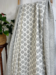 ชุดเดรสยาวคาฟตันทำจากผ้าฝ้ายแท้ชุดกิโมโนสำหรับใส่ชายหาดพิมพ์ลายดอกไม้สำหรับฤดูหนาว - Product Image 4