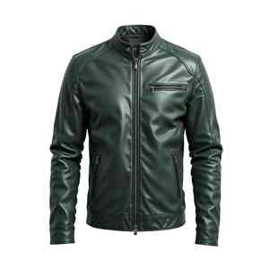 Veste en cuir pour moto, vêtements de moto pour hommes, design élégant et durable, imperméable, respirant, vêtements décontractés, veste de haute qualité - Product Image 2