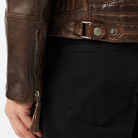 New Arrival Herren Hochwertige Mode Lederjacke Custom Design Rindsleder jacke für Winter lange dünne Canvas Coat Coating