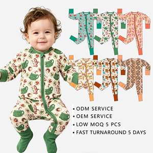 Pyjamas en bambou pour nouveau-nés, barboteuses, combinaisons, vêtements en bambou pour bébés, vêtements pour enfants, ensembles de vêtements pour enfants, <span class=keywords><strong>produits</strong></span> pour bébés - Product Image 1
