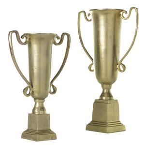 Florero Metálico Artesanal con Líneas Esculpidas para Centros de Mesa Refinados y Decoración Contemporánea - Product Image 2