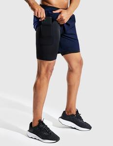 Ropa deportiva de secado rápido para entrenamiento físico Pantalones cortos para correr Equipo en blanco Venta al por mayor Pantalones cortos de gimnasio de algodón personalizados para hombres - Product Image 4