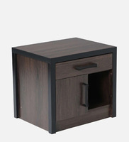 Table de chevet en bois de manguier, hauteur réglable, finition brun mat contemporaine, couleur personnalisable pour la chambre à coucher, meubles de salon