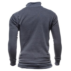 <b>Men's</b> Autumn Winter Hooded Fleece <b>Jacket</b> Stand Collar <b>Thin</b> Regular Fit Zip-up Reversible Windproof Contrast Color Outdoor OEM - Product Image 6