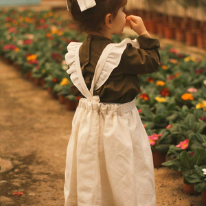 Vestido de lino suave bordado a mano para niñas, estilo informal para el primer cumpleaños de niños pequeños, OEM hecho en Vietnam - Product Image 6