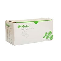 Bande adhésive de fixation médicale Mefix en tissu doux hypoallergénique imperméable pour la fixation des pansements, plusieurs tailles