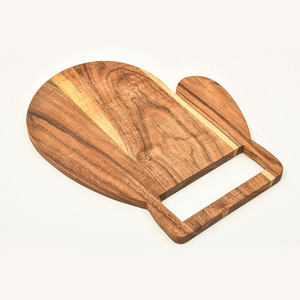 Proveedor a granel de tabla de cortar y servir de cocina de madera maciza de acacia, tabla de cortar de madera hecha a mano personalizada, plato para servir - Product Image 6