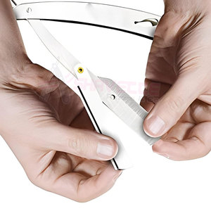 Wholesale Barber Razor for Men <b>Safety</b> Razor Box <b>Cutter</b> Stainless Steel Blade Barber Razor Made in Pakistan - Product Image 6