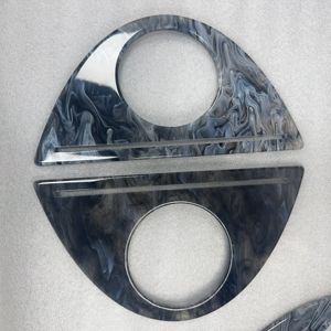 אבני חן אופנתיות ואבני חן אקרילי ידית נשים תיקים קולבים עשויים פלסטיק <span class=keywords><strong>pvc</strong></span> <span class=keywords><strong>pvc</strong></span> pp abs שרשראות - Product Image 5