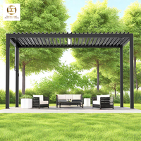 Porte en verre pliante résistante à l'eau et au vent pour pergola en aluminium, balcon, gazebo, style moderne minimaliste pour la maison et la villa
