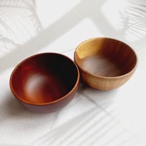 Grand saladier rond en bois d'acacia, sain et réutilisable, fabriqué au Vietnam, de haute qualité, respectueux de l'environnement - Product Image 1