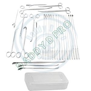 Juego de instrumentos de colecistectomía DADDY D PRO, Kit de instrumentos quirúrgicos, Material alemán de acero inoxidable de alta calidad CE e ISO13485 - Product Image 1