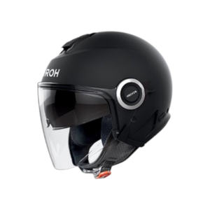 Casco Airoh Helyos Jet con Visera Doble, Cierre Rápido, Certificado DOT, Carcasa de PC y Forro de Espuma, Diseño Abatible - Product Image 1