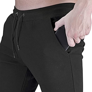 Pantalones Deportivos Casuales para Hombre, de Secado Rápido, 100% Algodón, Transpirables, con Cordón Ajustable, para Entrenamiento - Product Image 6