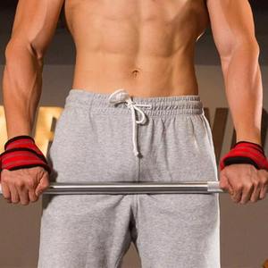 Sangles de poignet ajustables en néoprène antidérapantes avec logo personnalisé, pour la musculation, support de préhension robuste, gants de musculation - Product Image 5