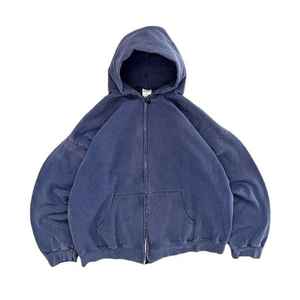 Fabricant de vêtements Vintage pull surdimensionné lavage à l'acide en détresse soleil délavé sweat à capuche unisexe - Product Image 5