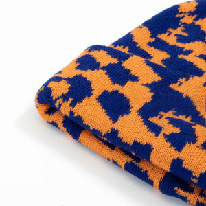 Jacquard Beanie Hat Fashion Knit Custom Embroidery Logo Warm Comfortable Stylish Unisex <b>Winter</b> <b>Cap</b> - Product Image 3