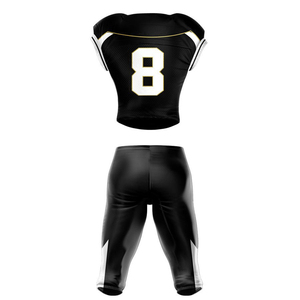 Uniforme de fútbol americano reversible logotipo personalizado tallas personalizadas venta al por mayor ropa deportiva personalizada - Product Image 2