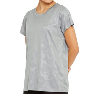 เสื้อยืดออกกำลังกายผู้หญิง ดีไซน์โดดเด่น แห้งเร็ว ผลิตในปากีสถาน เสื้อยืดออกกำลังกาย ระบายอากาศได้ดี - Product Image 1