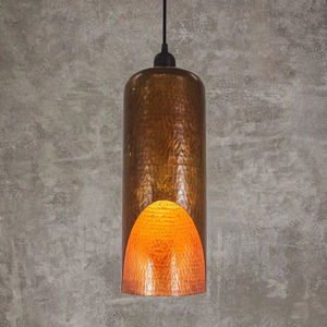Decorative Iron Pendant Lamp For Ambient Home <b>Lighting</b> Creating Relaxed <b>Mood</b> With Warm Metallic Glow - Product Image 1