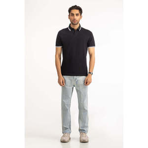 100% Poliéster para Polo de Corte Regular MN-PSH-SS25-036, Tejido de Punto de Alta Calidad, Corte Ajustado, Teñido Liso, Bordado, Antiarrugas - Product Image 5