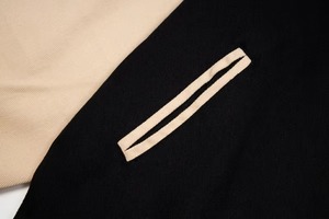 Custom High Quality Coated Canvas Collarless Varsity Windproof Men's <b>Jacket</b> with Star Patch Embroidery <b>Smart</b> Casual Style - Product Image 5