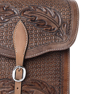 Sacs de selle de saut équestre en cuir véritable de haute qualité usinés à la main vêtements d'équitation occidentale pour chevaux - Product Image 3