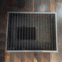 Grille en acier pressé verrouillable 30x30 22x22 33x33 44x44 pour aération
