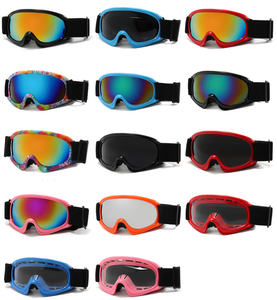 子供のオフロードオートバイ屋外乗馬耐衝撃性メガネスケートゴーグルスノーボードスキーゴーグルキッズユースティーンズ - Product Image 1